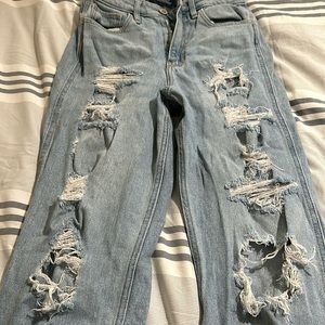 Hollister ultra high rise mom jeans